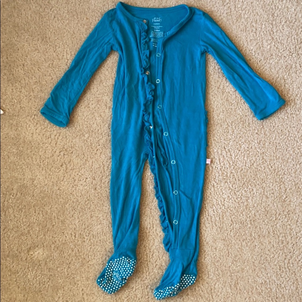 Posh Peanut Teal footie